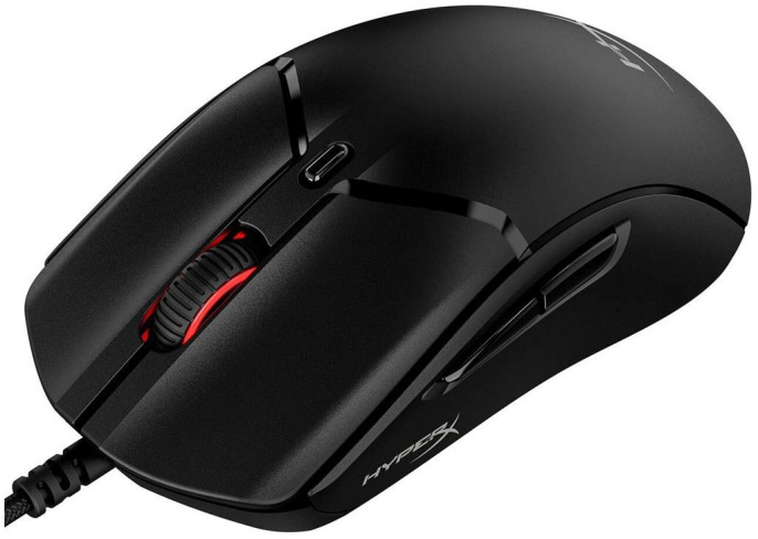 Мышь проводная HYPERX Pulsefire Haste 2, игровая, оптическая, USB, 26000dpi, черный [6n0a7aa]