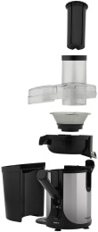 Соковыжималка центробежная Scarlett MaxPower SC-JE50S61 2400Вт рез.сок.:1000мл. серебристый/черный