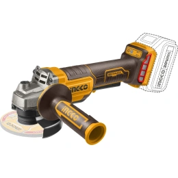 Аккумуляторная УШМ INGCO SUPER INDUSTRIAL 20В, BL 115мм, без АКБ и ЗУ CAGLI211156
