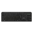 Комплект ExeGate Professional Standard Combo MK150 клавиатура мультимедийная влагозащищенная 116кл., длина кабеля 1,5м + мышь оптическая 1200dpi, 3 кнопки и колесо прокрутки, длина кабеля 1,2м; USB, черный, RTL EX298903RUS
