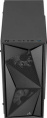 Корпус ATX Aerocool Glider Cosmo-G-BK-v1, Midi-Tower, без БП, черный