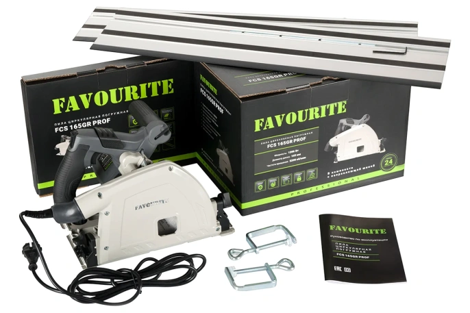 Пила циркулярная погружная FAVOURITE FCS 165GR PROF