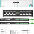 Кронштейн для телевизора ONKRON FM5, 35-65", настенный, фиксированный,  черный