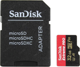 Карта памяти MICRO SDHC 32GB UHS-I W/A SDSQXCG-032G-GN6MA SANDISK