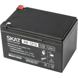 2535 Бастион SKAT SB 1212 АКБ СК 12В/12 Ач/F1/Срок службы 6 лет/1,5 л.г