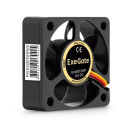 Вентилятор 12В DC ExeGate EX05015S3P 50x50x15 мм, Sleeve bearing подшипник скольжения , 3pin, 5500RPM, 30dBA EX297024RUS