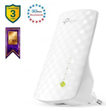Повторитель беспроводного сигнала TP-Link RE200 AC750 10/100BASE-TX белый