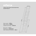 Трехсекционная лестница 13 ступеней Inforce 3x13 ЛП-03-13