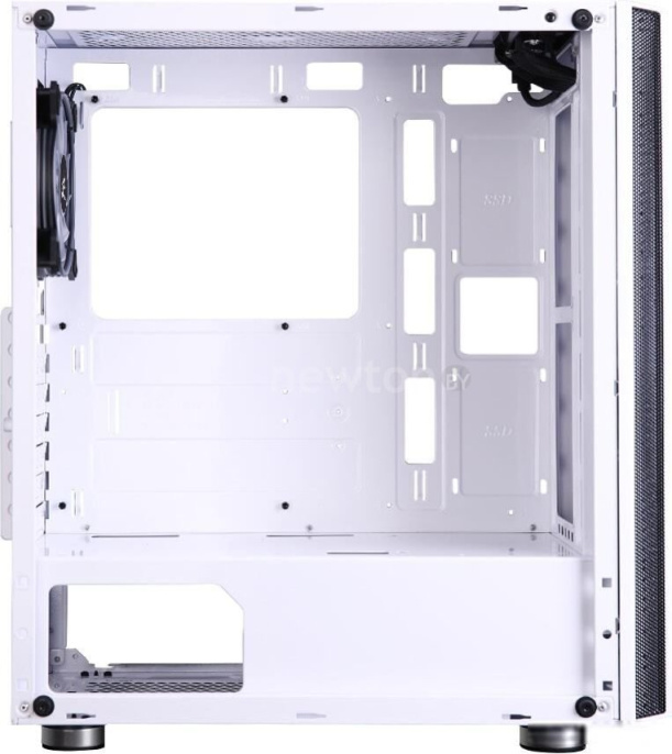 Корпус Zalman R2 Белый сталь-стекло-пластик, толщина металла 0.6мм, с боковым окном, 2xUSB2.0, 1xUSB3.0, Audio x 1, Mic x 1, LED button, без БП, ATX, отсеки 3.5" - 2, отсеки 2.5" - 2, слотов расширения 7