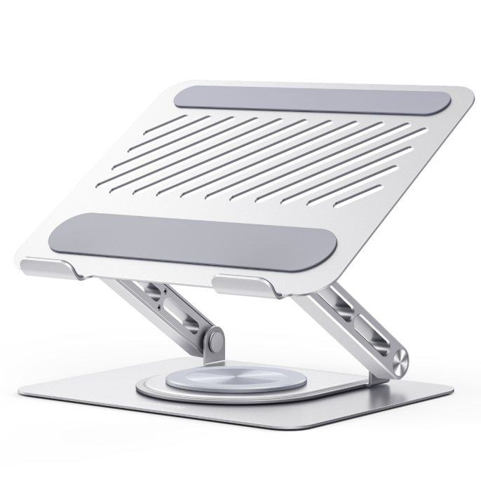 Подставка для ноутбука UGREEN LP876 45418 Laptop Stand with 360° Rotating Base. Цвет: серебристый космос (45418_)