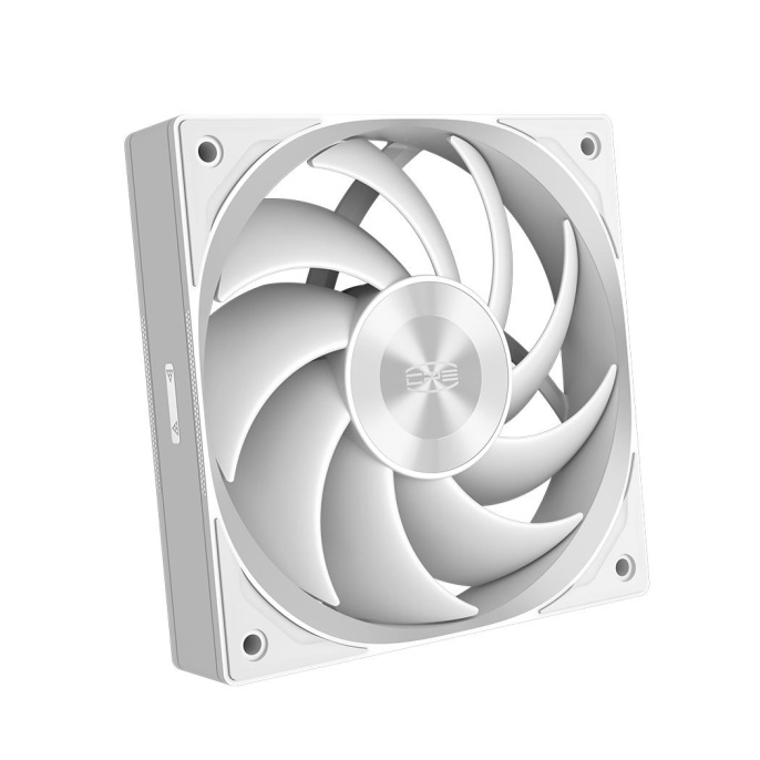 Кулер для корпуса PCCooler F5R120 120x120x25mm, 4-pin PWM, 86.73CFM, 32dBA, 2200RPM, White F5R120 WH