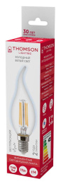 Лампа филам. Thomson Filament TH-B2388 11Вт цок.:E14 свеча 220B св.свеч.бел.хол. Tail Candle упак.:1шт