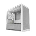 Корпус без блока питания Case NZXT H3 Flow 2025 , Midi-Tower, TG, 1x120mm, 1xUSB-A 3.2 + 1xUSB-C 3.2, mATX, mITX White (CC-H31FW-01)