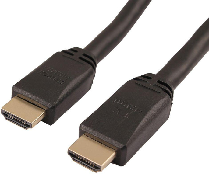 Кабель аудио-видео LAZSO WH-111 HDMI m /HDMI m 15м. позолоч.конт. черный WH-111 15M