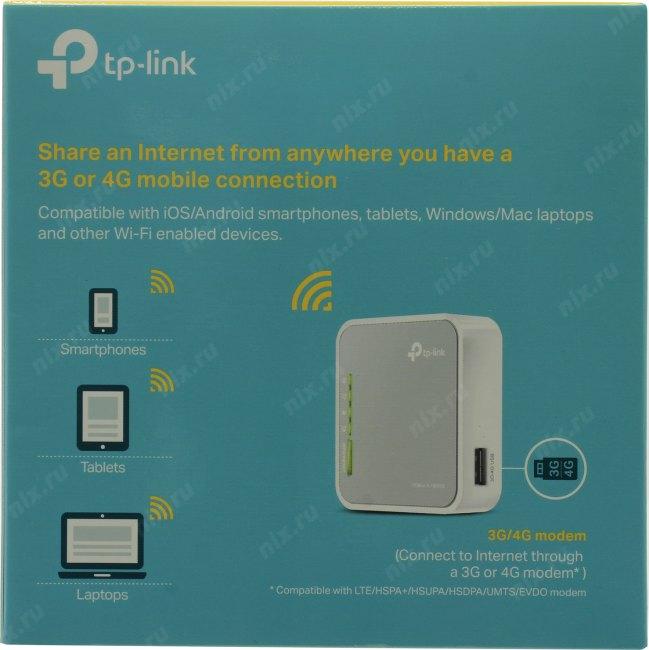 Wi-Fi роутер TP-LINK TL-MR3020,  Wi-Fi 4,  N300,  2.4ГГц, 1 WAN/LAN, 1xUSB, белый