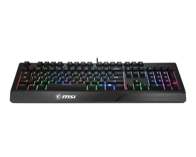 Клавиатура MSI Vigor GK20 RU, USB, c подставкой для запястий, черный [s11-04ru230-cla]