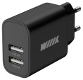 Сетевое зарядное устройство Wiiix UNN-1-2-04-B, USB-C, 5Вт, 2.4A, черный