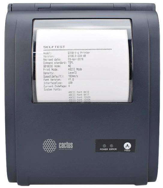 Принтер этикеток Cactus CS-TP-D440UB,  черный