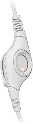 Гарнитура Logitech H390,  для компьютера, накладные,  проводные, белый [981-001288]