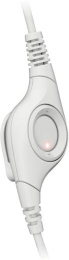Гарнитура Logitech H390,  для компьютера, накладные,  проводные, белый [981-001288]