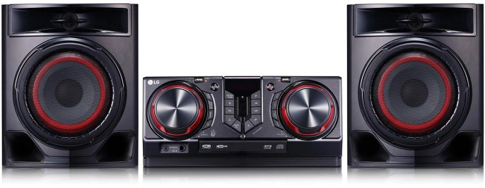 Минисистема LG XBoom CJ44 черный 480Вт FM USB BT