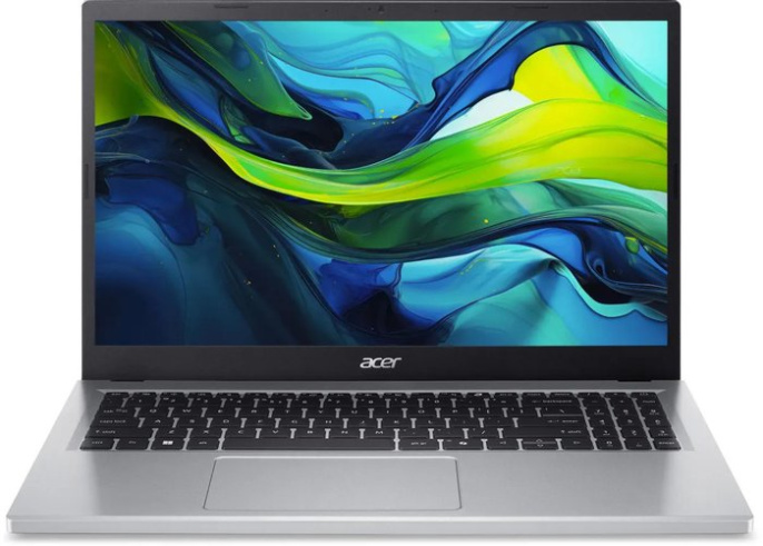 Ноутбук 15.6" IPS FHD ACER Aspire AG15-32P-39R2 серебристый (Core 3 N355/8Gb/128Gb SSD/VGA int/W11) (NX.J73AA.001)