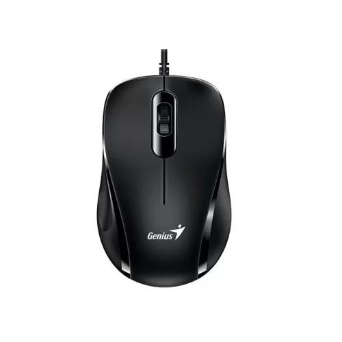 Мышь проводная Genius DX-101, Black, USB, разрешение 1200 DPI. Цвет: черный 31010026400
