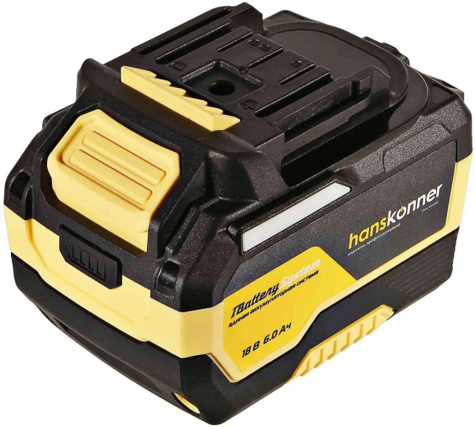 Аккумулятор Hanskonner 18 В, 1BatterySystem, 6.0 Ач HBP2006