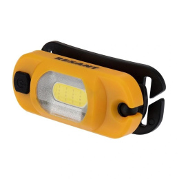 Rexant 75-700 Налобный фонарь поворотный на шарнире 100%, 50%, красный свет, пульсирующий красный; встроенный аккумулятор, USB кабель в комплекте