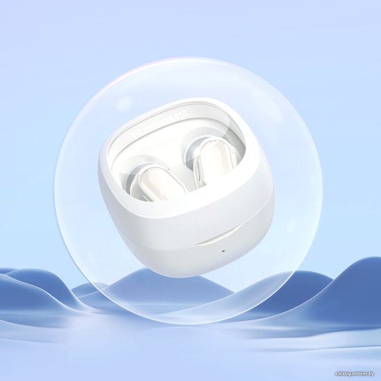 Наушники Baseus NGTW370202 Bowie WM02 True Wireless Earphones White Overseas Edition беспроводные, внутриканальные, Bluetooth 5.3, радиус действия: 10 м, границы частотного диапазона: 20-20000 Гц, емкость