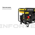 Дизельный трехфазный генератор Inforce (11 кВт; эл.стартер; колёса; подогрев) IDGL 11000-3