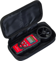 Анемометр-термометр Ermenrich Seek DN20 портативный крыльчатый красный/черный 82972