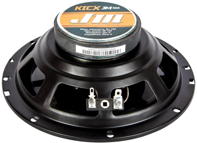 Колонки автомобильные Kicx JM-165, 16.5 см 6 1/2 дюйм. , комплект 2 шт. [2012654]