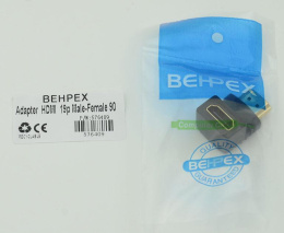 Адаптер аудио-видео 90 Deg HDMI m /HDMI f 1зв (14722180)