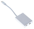 Адаптер Buro USB Type-C m - miniDisplayPort f , 0.1м, серебристый [bhp]