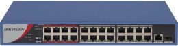 Коммутатор Hikvision DS-3E0326P-E/M C L2 25x100Мбит/с 1SFP 24PoE 230W неуправляемый