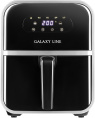 Аэрогриль Galaxy Line GL2528 (с функцией сушки овощей и фруктов, 2000Вт, съемный контейнер 4л, 5 программ приготовления, регулировка температуры от 40 до 200°С, сенсорная панель управления, таймер на 60 минут, led-дисплей, нагревательный элемент из нержав