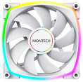 Вентилятор 140mm Montech AX140 PWM MNT-AX140-W / 4pin PWM / 140x140x25mm HDB / 800-1600rpm / White