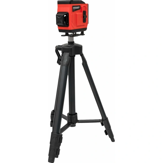 Лазерный самовыравнивающийся уровень Gigant профессиональный, в кейсе, со штативом, 1 м (12 линий) GBLL-11