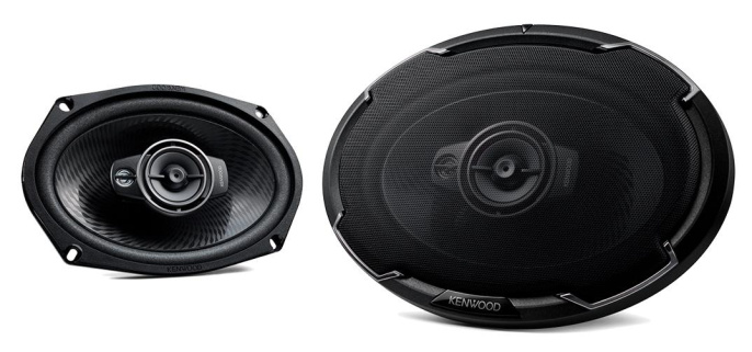 Колонки автомобильные Kenwood KFC-PS6976, 16x23 см 6x9 дюйм. , комплект 2 шт.