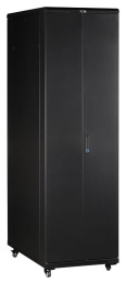 Шкаф коммутационный Lanmaster Business TWT-CBB-22U-6X10-P1 напольный 22U 600x1000мм пер.дв.перфор. задн.дв.перфор.2-хст. 2 бок.пан. 800кг черный IP20
