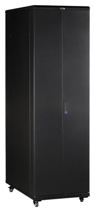 Шкаф коммутационный Lanmaster Business TWT-CBB-22U-6X10-P1 напольный 22U 600x1000мм пер.дв.перфор. задн.дв.перфор.2-хст. 2 бок.пан. 800кг черный IP20