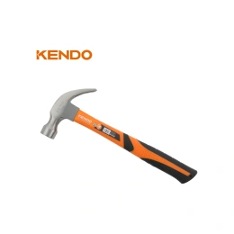 Молоток-гвоздодер с фиберглассовой рукояткой KENDO 225 гр 25107
