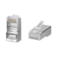 Коннектор Rj-45 Cabeus 8P8C-SH-C6-FC кат. 6 экранированный