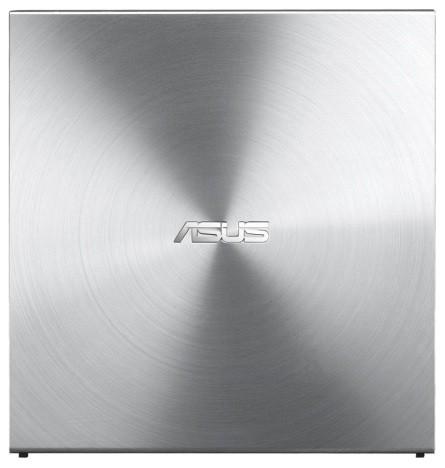 Оптический привод DVD-RW ASUS SDRW-08U5S-U/SIL/G/AS, внешний, USB, серебристый, Ret