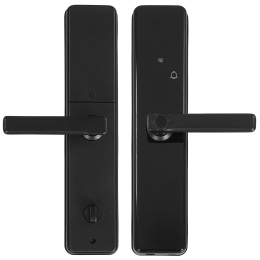 Умный дверной замок roome Smart Tuya Digital Fingerprint Lock М3 Серебристый/Черный (IP66, водонепроницаемый, 60*68мм, врезной)