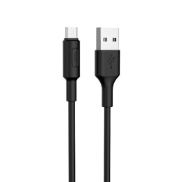 HOCO Кабель USB2.0 Hoco AM/MicroUSB, 2А, X25, 1м, черный, коробка (HC-80121)
