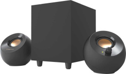Колонки Creative Pebble PLUS,  2.1,  черный [51mf0480aa000]