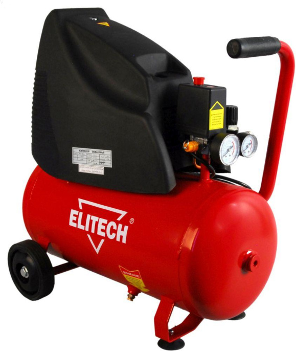 Компрессор поршневой ELITECH КПБ 190/24 безмасляный [160438]