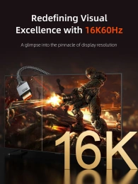 Кабель CABLETIME CD13L (CT-DP16K-AG2) 2 м, DisplayPort 2.1 16K@60Hz 8K@120Hz 4K@240Hz 80Гбит/с